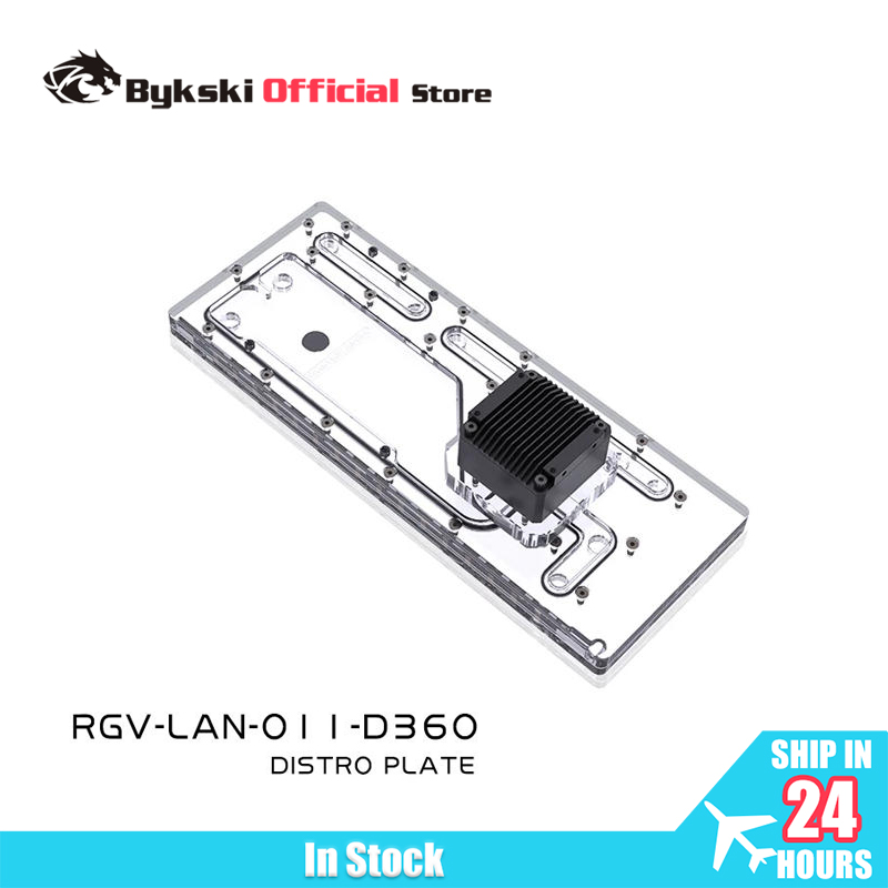 Distro Plate Ddc Pump Combo - BYKSKI Distro Plaka Akrilik Levha Su