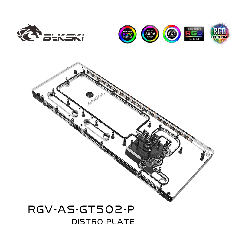 Distro Plate Ddc Pump Combo - ASUS TUF oyun GT502 bilgisayar kasası/su