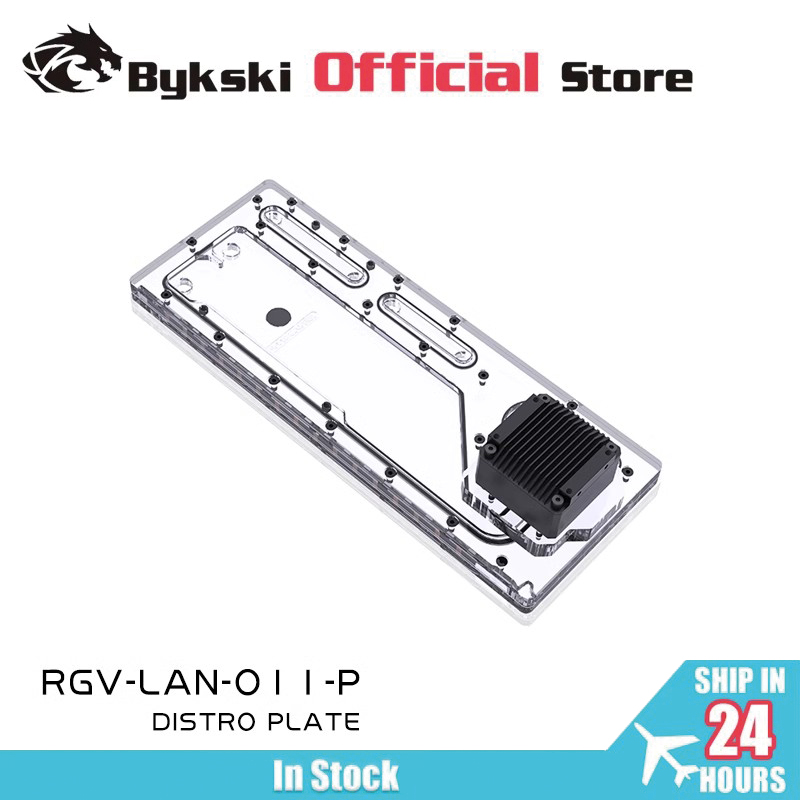 Distro Plate Ddc Pump Combo - BYKSKI RGV-LAN-O11-P Akrilik Levha Su Distro