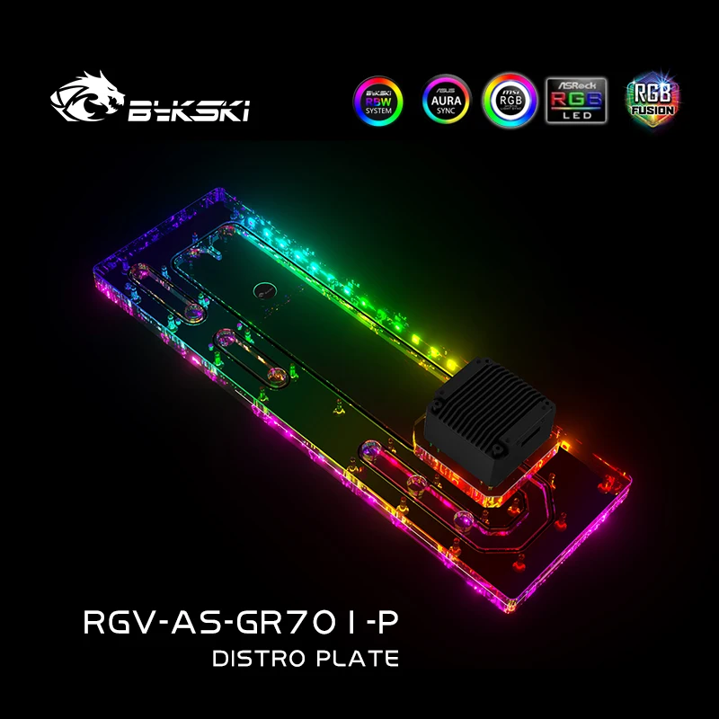 Distro Plate Ddc Pump Combo - BYKSKI Distro Plaka Akrilik Rezervuar ASUS