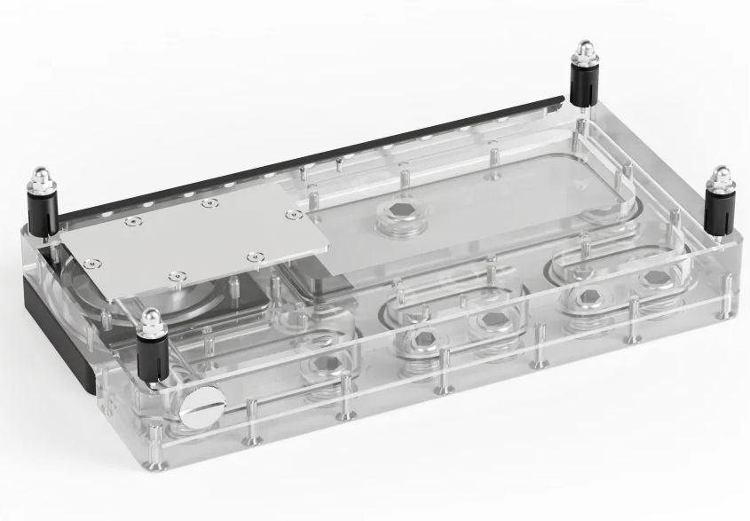 Integrated Pump Reservoir Distro Plate - Alphacool Core Distro Plate 240 Sol