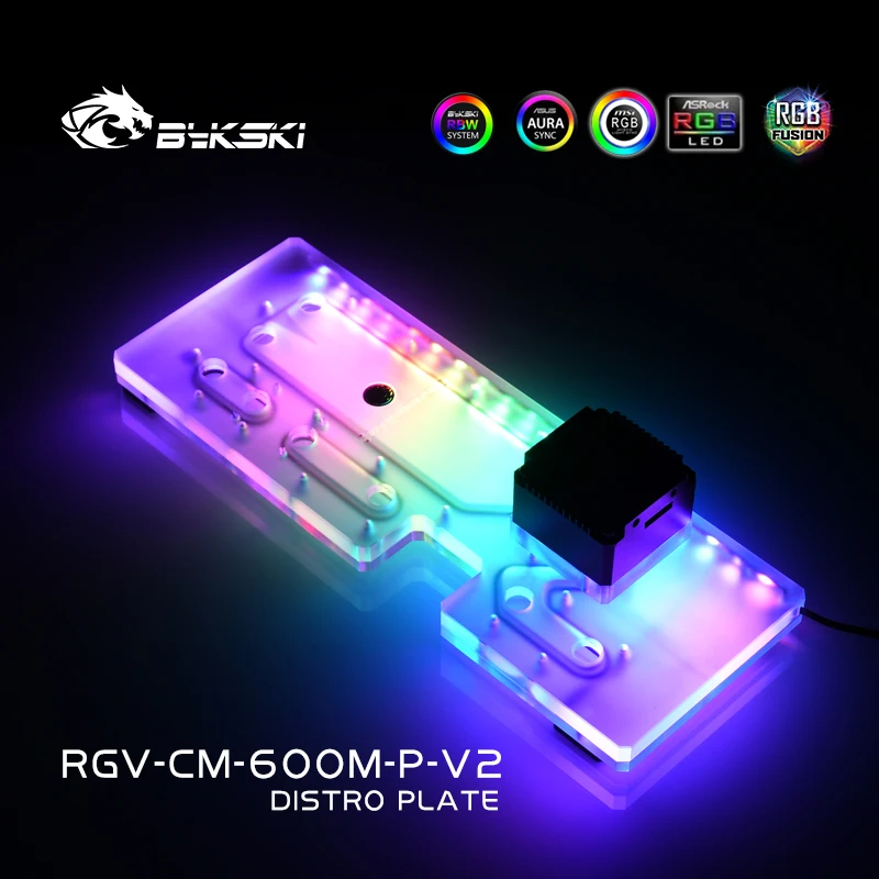 Distro Plate Ddc Pump Combo - Bykski Akrilik Dağıtım Plakası / Cooler