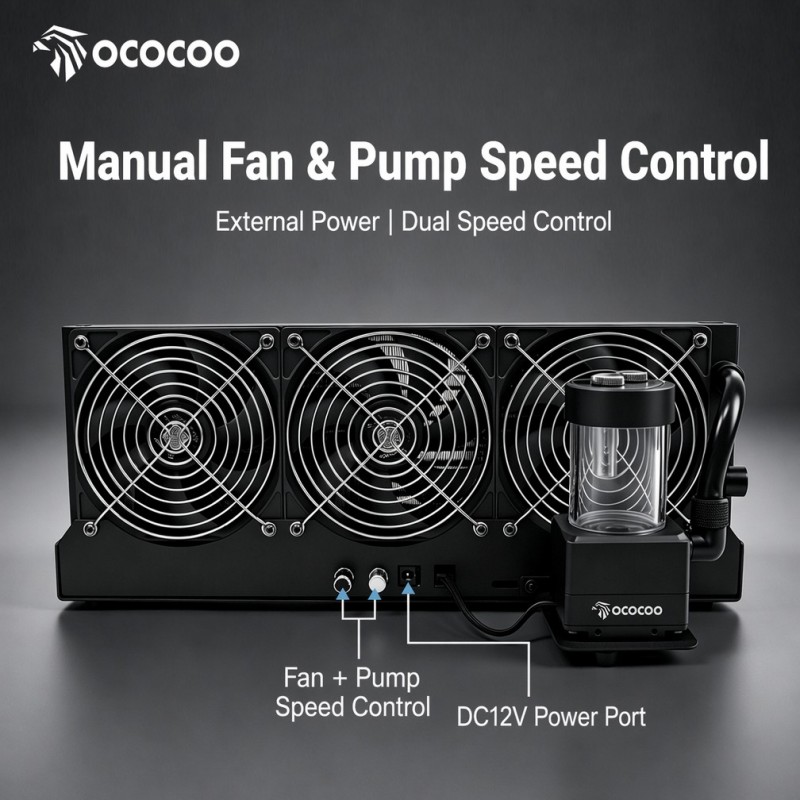 OCOCOO 360mm Harici Radyatör S - External Radiator Water Cooling Kit incelemesi ve fiyatı